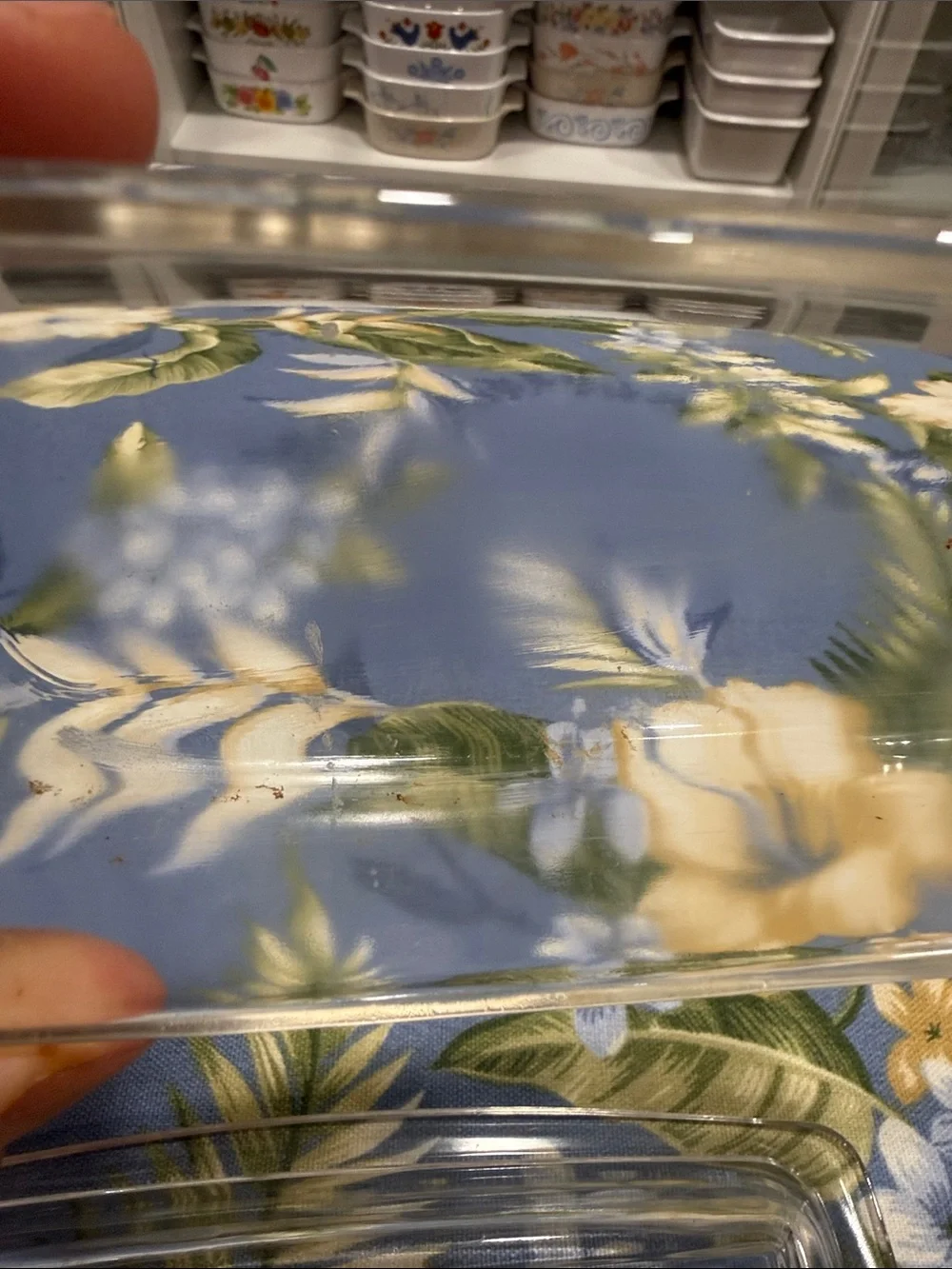 Pyrex transparent butter